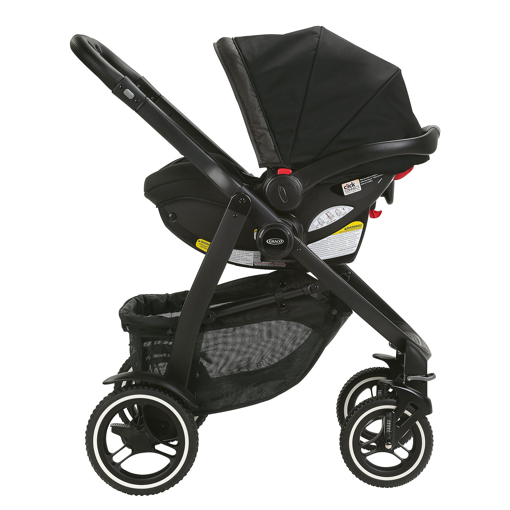 Graco EVO XT Quad Travel System Iron