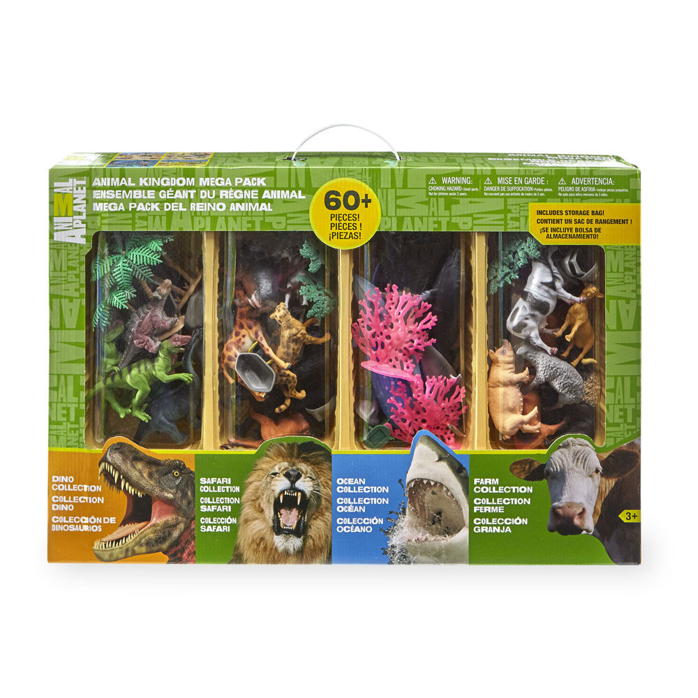 Animal Planet Animal Kingdom Mega Pack Playset 60 Pieces R Exclusive Toys R Us Canada