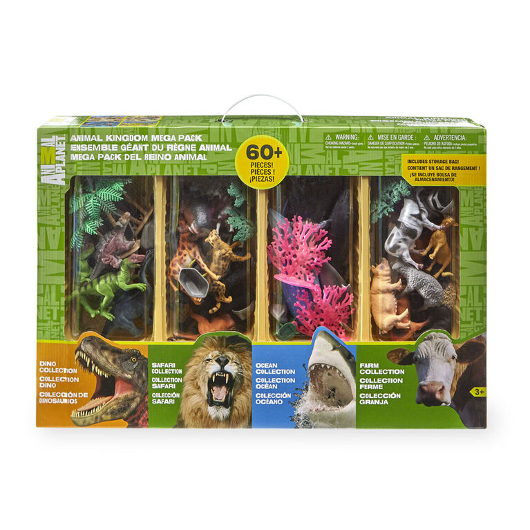 Animal Animal Kingdom Mega Pack Playset 60 Pieces R Exclusive