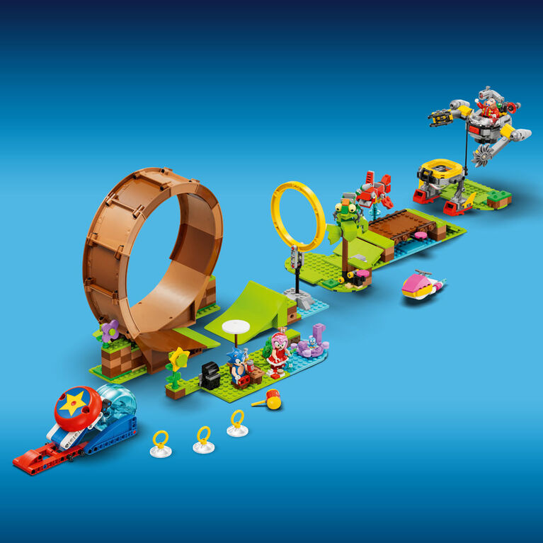 LEGO Sonic the Hedgehog Sonic's Green Hill Zone Loop Challenge 76994 (802 Pieces)