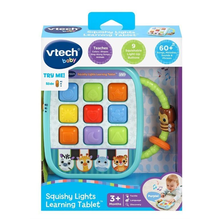 VTech Squishy Lights Learning Tablet - English Edition