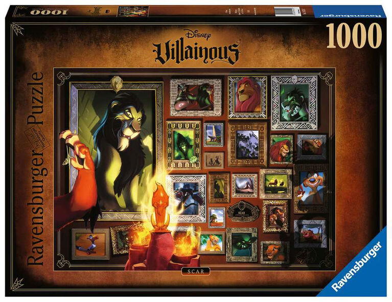 Ravensburger - Disney Villainous: Scar puzzle 1000pc