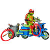 Teenage Mutant Ninja Turtles: Mutant Mayhem Battle Cycle with Exclusive Raphael Figure