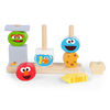 Mix & Match Sesame Street Friends Wooden Stacking Toy