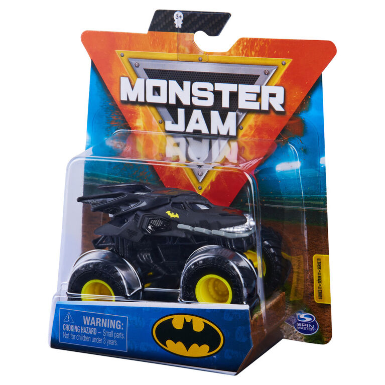 Monster Jam, Official Batman Truck, Die-Cast Vehicle, Heroes and Villians Series, 1:64 Scale