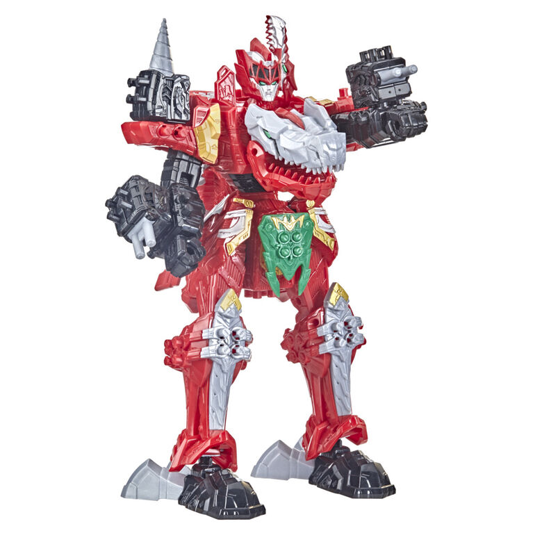 Power Rangers Dino Fury T-Rex Champion Zord, Morphing Dino Robot Zord with Zord Link Mix-and-Match Custom Build System