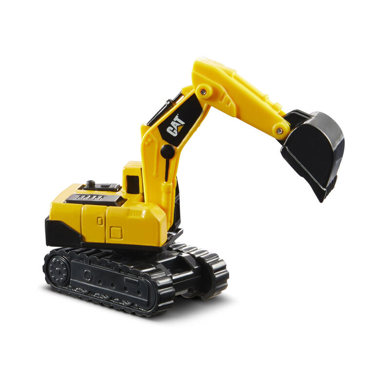 Cat Metal 3 Pack Front Loader, Excavator, Steam Roller