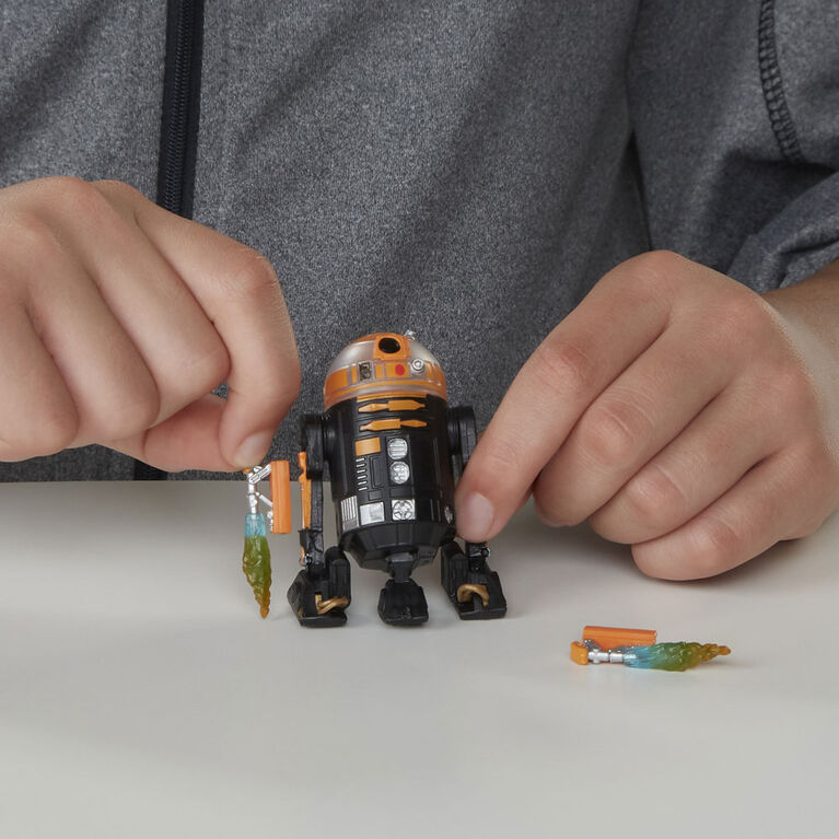 Star Wars Droid Depot Astromech Droid Star Wars Galaxy's Edge Collectible 3.75-Inch Scale R2 Unit Action Figure - R Exclusive