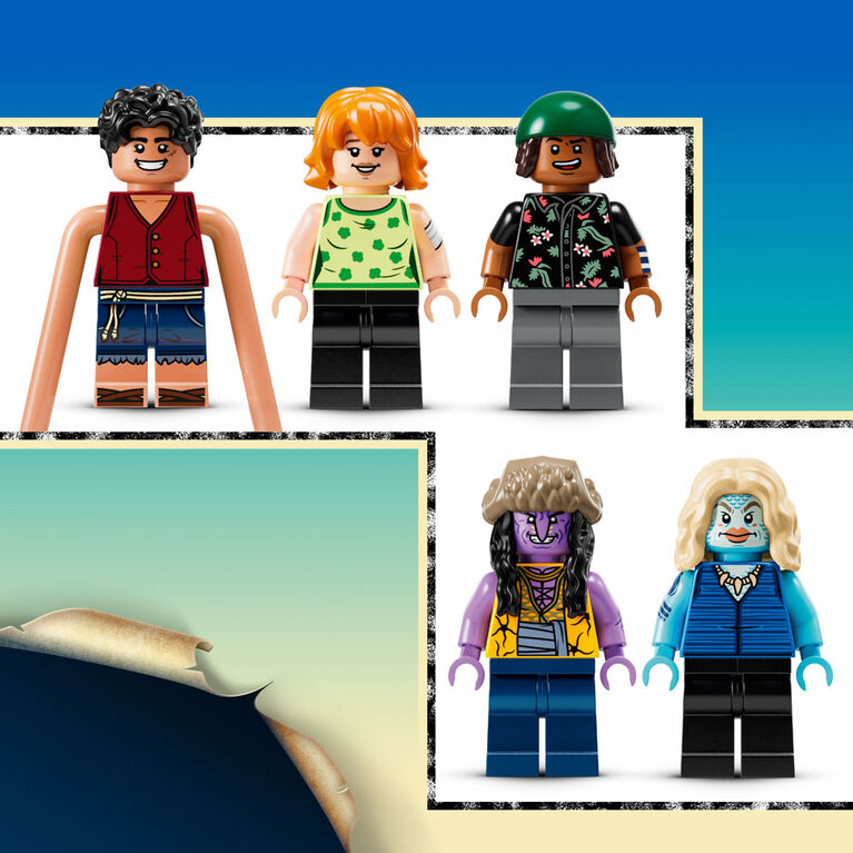 LEGO ONE PIECE La Bataille d'Arlong Park, Ensemble Interactif de Pirates, Cadeau d'Anime 75638