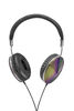 Art + Sound Iridescent Headphones with Mic, Black