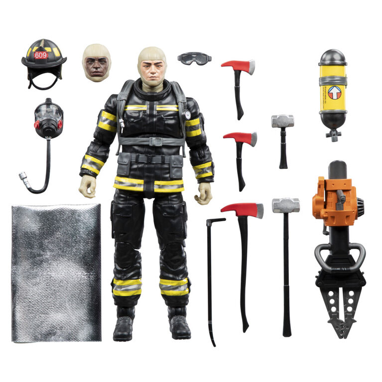 G.I. Joe Classified Series Legacy Collection - Search & Rescue Firefighter, 6 Inch Action Figure