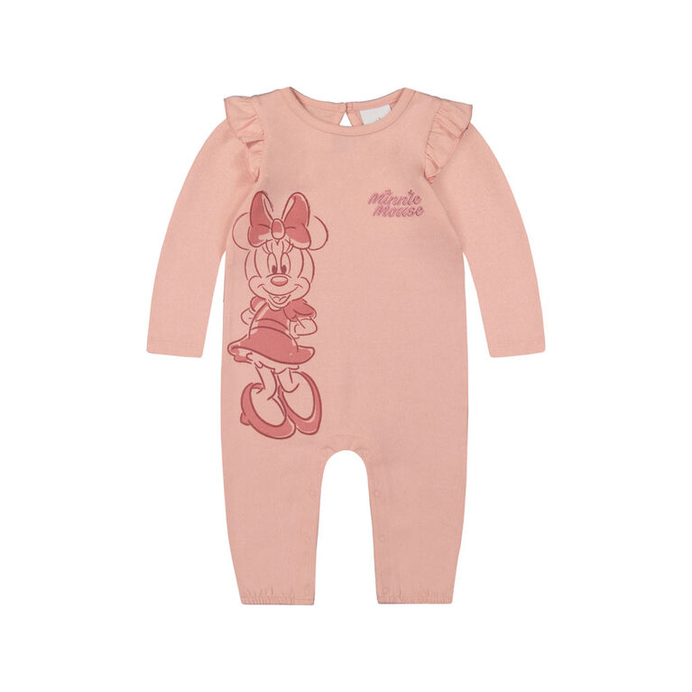 Minnie Hacci Combinaison Rose 6-12M