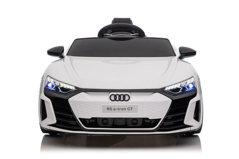Voltz Toys - 6V Licensed Audi e-tron GT Ride-On, White