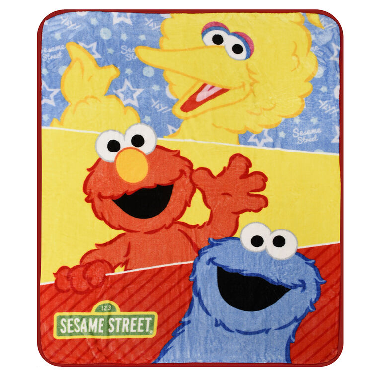 Sesame Street Kids Fleece Throw Blanket (50x60")