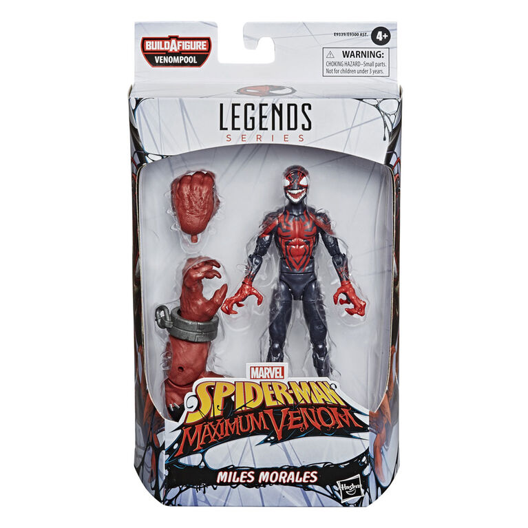 Hasbro Marvel Legends Series Venom 6 Inch Collectible Action Figure Toy Miles Morales Premium Design Toys R Us Canada