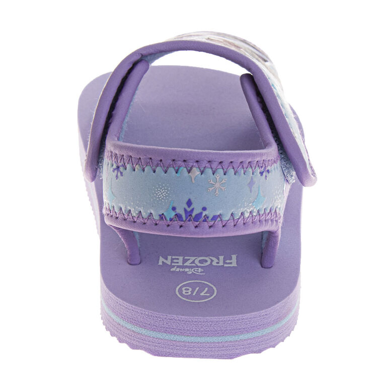 Frozen Purple Frozen Sandals Size 7-8
