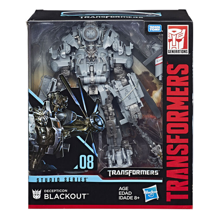 Transformers - Studio Series 08 (Film 1) - Decepticon Blackout de classe leader.
