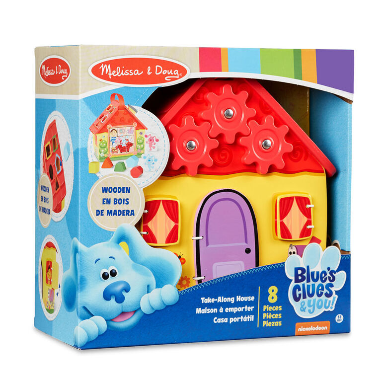 Blues Clues and You Wooden Take-Along House