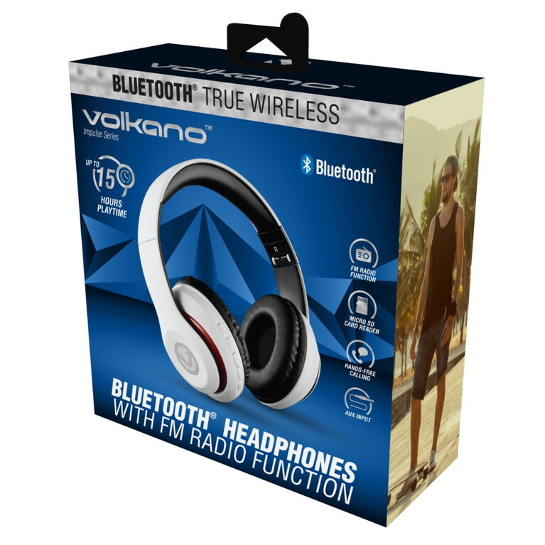 Volkano Impulse Series HeadphonesWhite - Édition anglaise