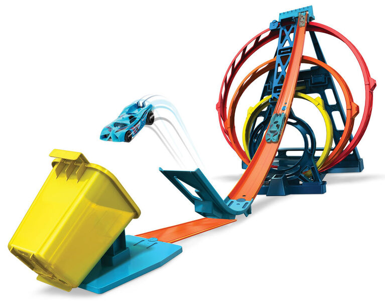 Hot Wheels Track Builder Unlimited Triple Loop Kit