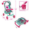 Doll Sarah Stroller, Mint Heart