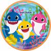 Baby Shark  9"  Plates, 8 pieces