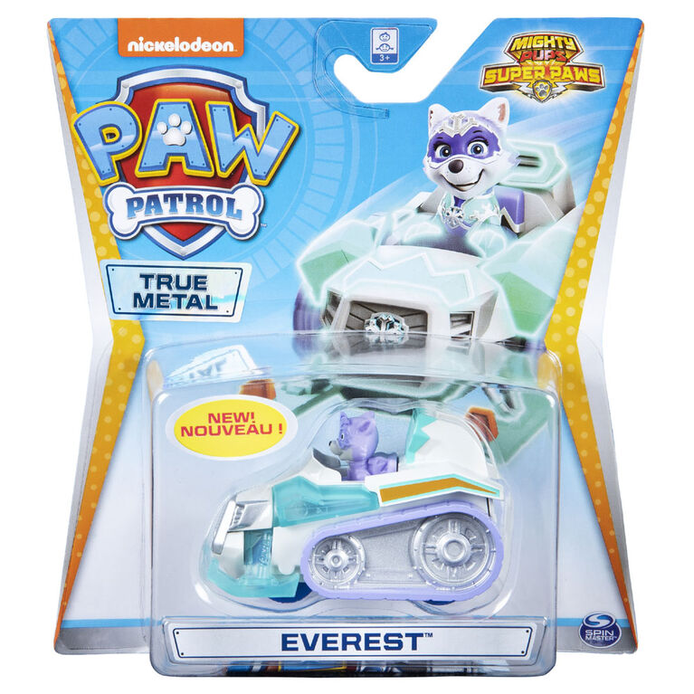 PAW Patrol - True Metal Mighty Everest Super PAWs Collectible Die-Cast Vehicle - Classic Series 1:55 Scale