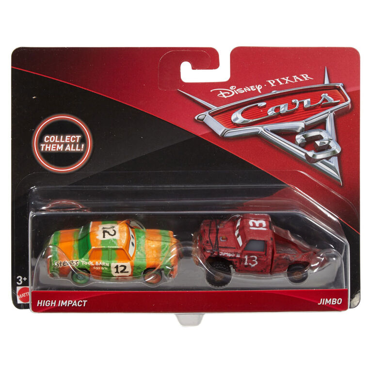 Disney/Pixar Cars 3 High Impact and Jimbo Vehicle 2-Pack