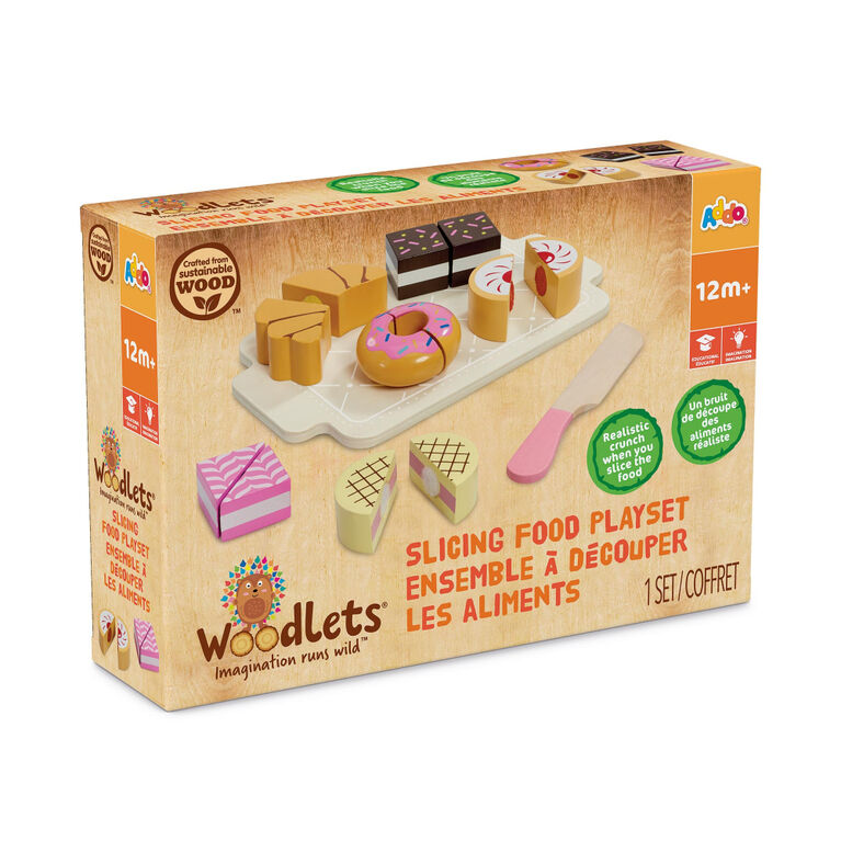 Woodlets Slicing Food Playset - Sweet Treats - R Exclusive