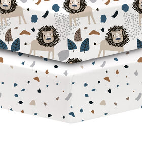 Koala Baby - 2 Piece Flannel Sheets Lion Safari