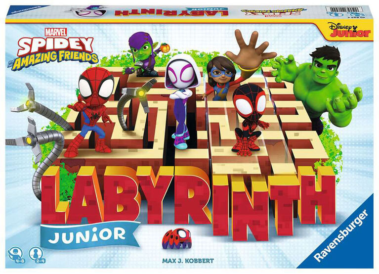 Spidey and Friends Labyrinth Jr. Course aux Trésors dans un Labyrinthe en Mouvement