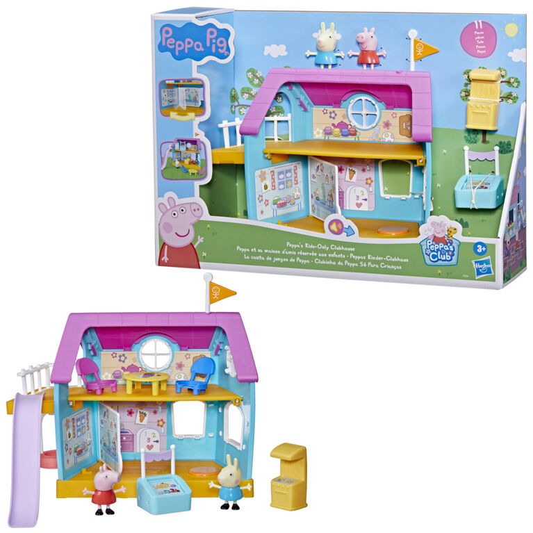 Peppa Pig Clubhouse Playset Toy - French Version