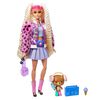 Barbie-Poupée Barbie Extra n° 8, blouson et figurine ourson