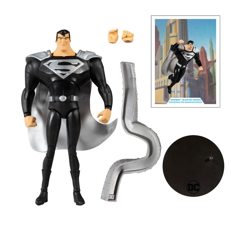 Figurine 7" DC Multiverse - Superman (Variante costume noir)