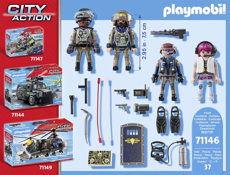 Playmobil - Tactical Police Figure Set