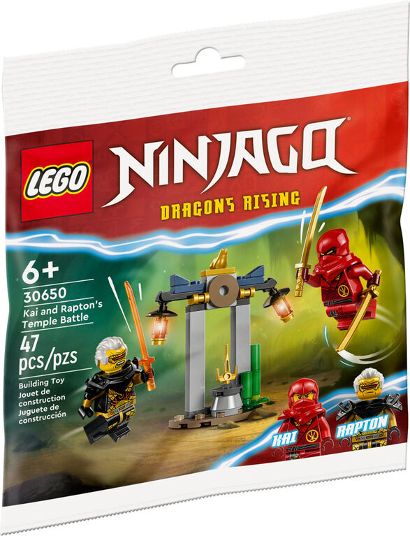 LEGO Ninjago La bataille au temple de Kai et Rapton 30650