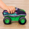Monster Jam, Official Grave Digger Plush Remote Control Monster Truck with Soft Body and 2-Way Steering