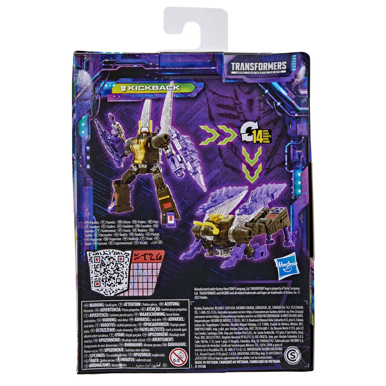 Transformers Toys Generations Legacy Deluxe Kickback Action Figure