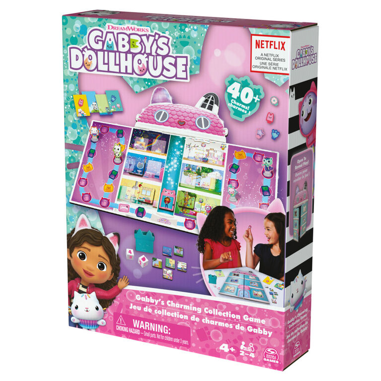 Gabby's Dollhouse, Charming Collection Game Board Game for Kids