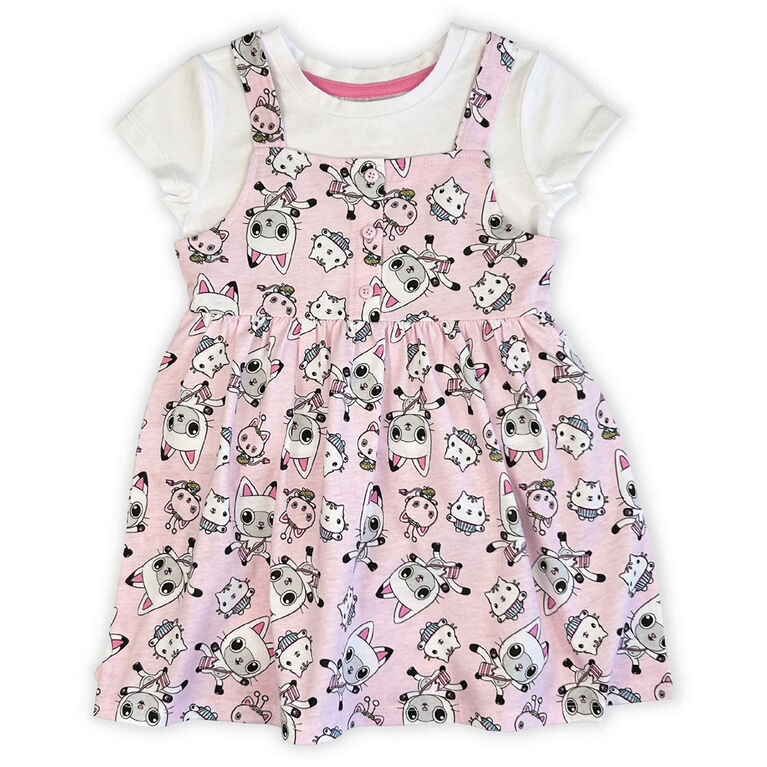 Ensemble 2 Pièces T-shirt et Robe Gabby - Rose 3T