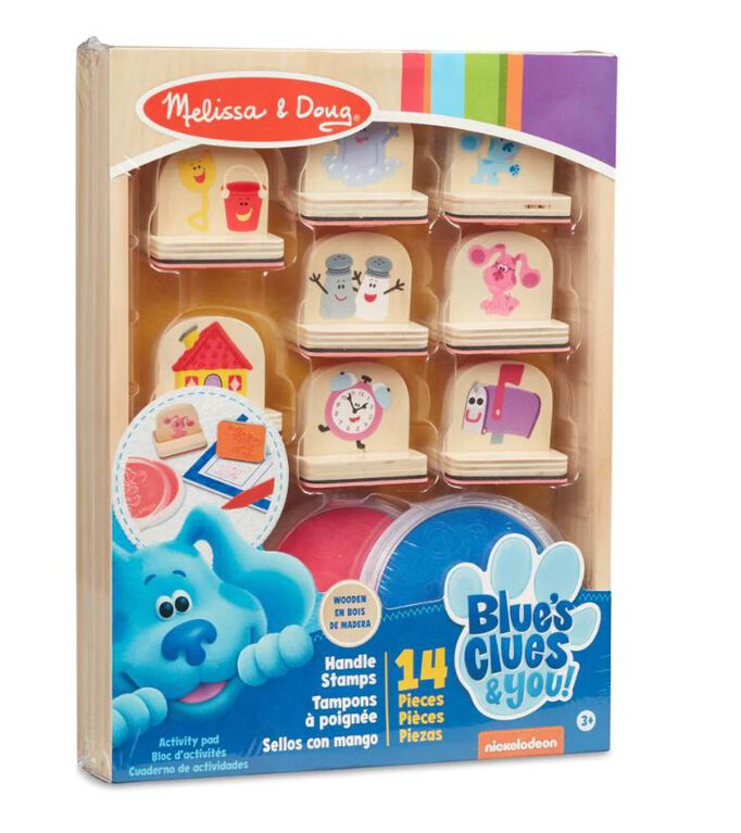 Blue's Clues and You! Wooden Handle Stamps Activity Set