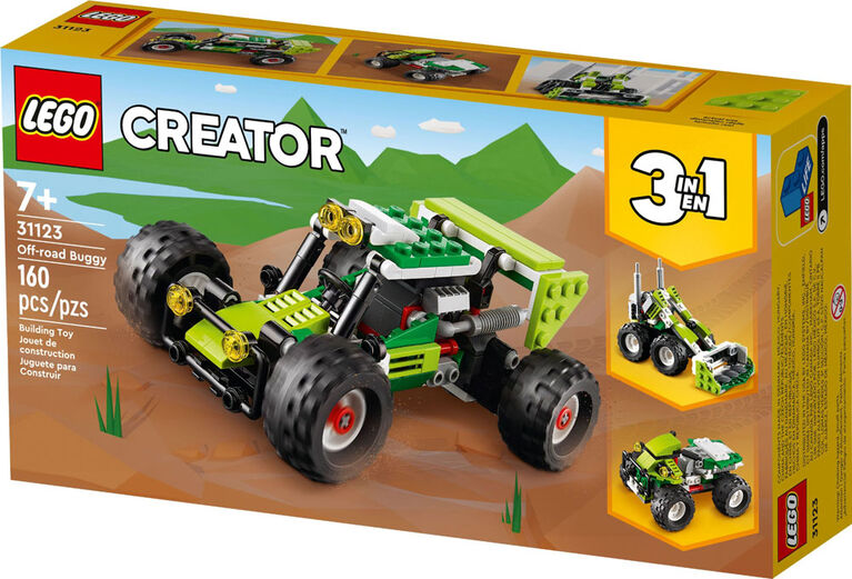 LEGO Creator 3in1 Off-road Buggy 31123 Building Kit (160 Pieces)