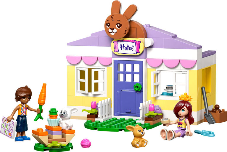 LEGO Friends L'H&ocirc;tel des Lapins de Heartlake City 2 Minipoup&eacute;es et 2 Figurines de Lapin - 42679