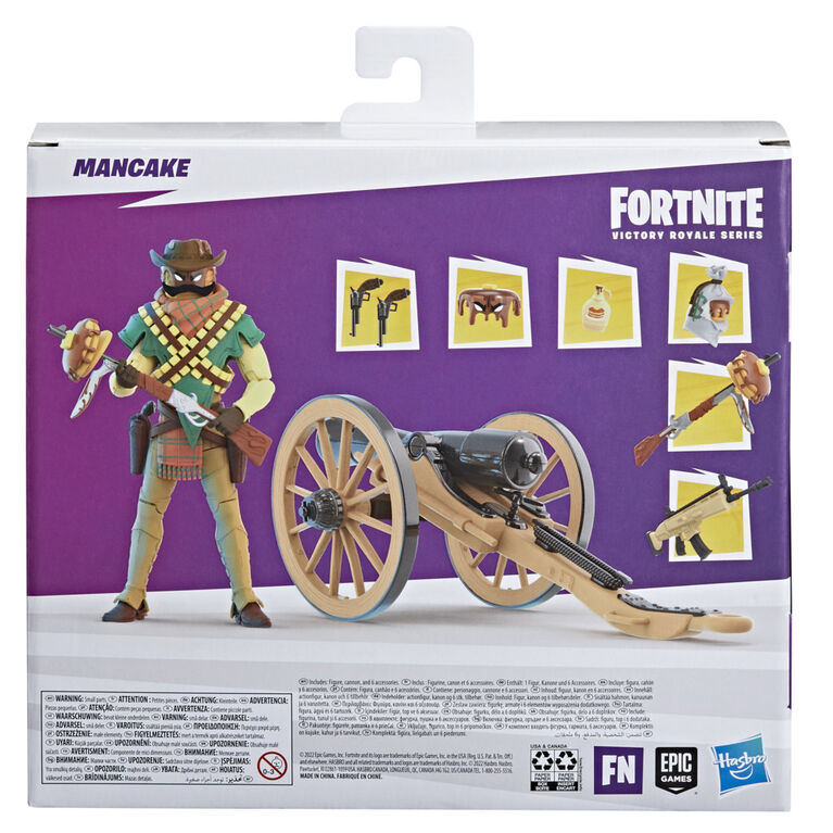 Hasbro Fortnite Victory Royale Series, pack deluxe figurine de collection Gâthomme avec accessoires