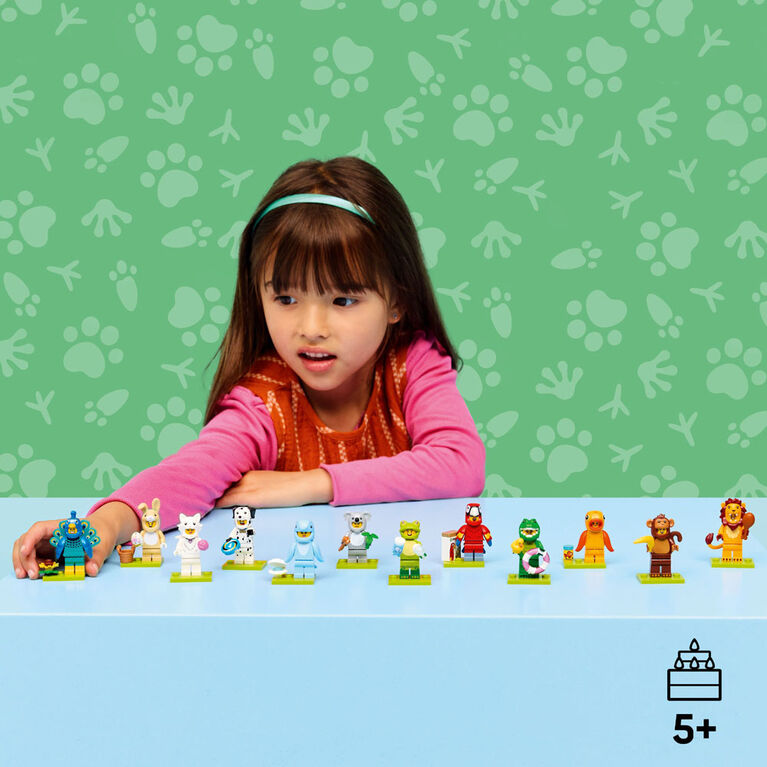 LEGO Minifigures Animal Series 28 Mystery Box Toy for Kids, Boys, & Girls, Ages 5+ - 71051