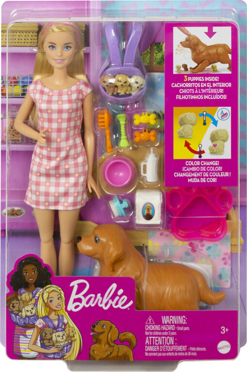 Coffret Barbie Et Ses Chiens - Barbie au meilleur prix