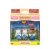 Calico Critters Nursery Friends, Set of 3 Collectible Doll Figures in Nursery School Outfits