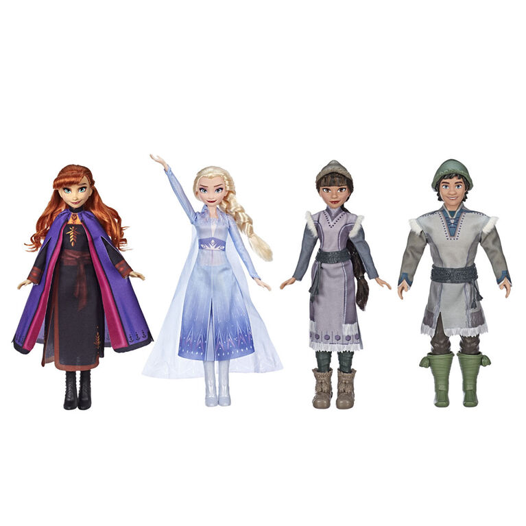 Disney's Frozen II Forest Expedition Set, 4 Fashion Dolls - R Exclusive