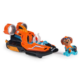 PAW Patrol: The Mighty Movie, Toy Jet Boat with Zuma Mighty Pups Action Figure, Lights and Sounds