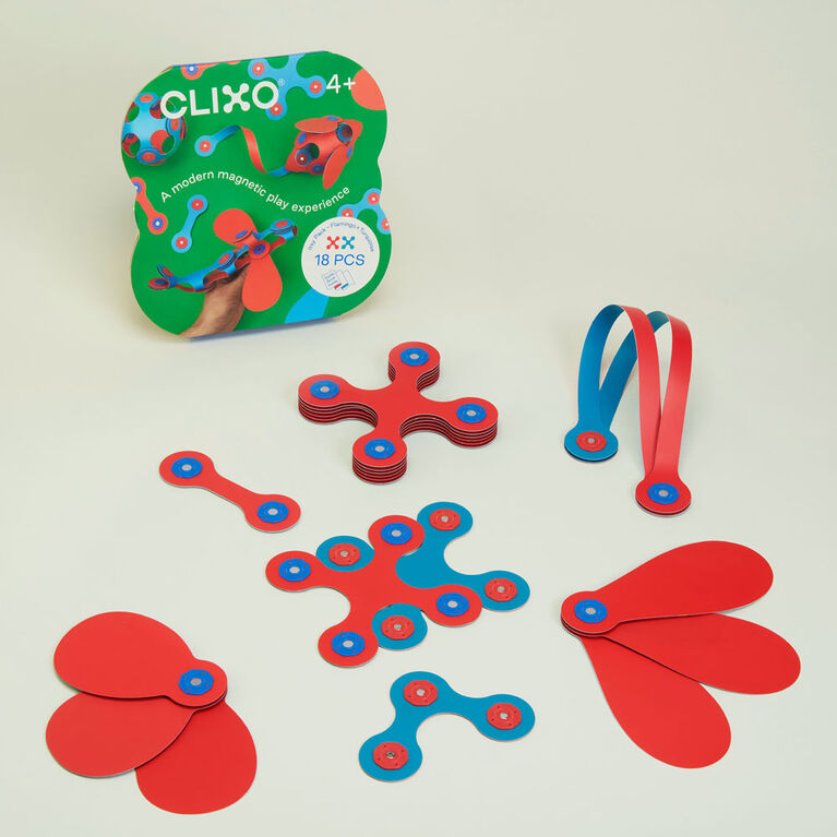 Clixo Itsy Pack - Flamingo/Turquoise - English Edition